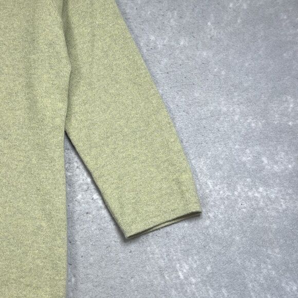 VINTAGE Geneva Sweater Women Size Large Light Green 100% Cashmere Pullover - Picture 3 of 11